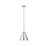 Z-Lite Eaton 1 Light 12" Pendant, Polished Nickel
