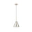 Z-Lite Eaton 1 Light 12" Pendant, Polished Nickel