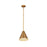 Z-Lite Eaton 1 Light 12" Pendant, Rubbed Brass