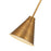 Z-Lite Eaton 1 Light 12" Pendant, Rubbed Brass