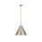 Z-Lite Eaton 1 Light 18" Pendant, Brushed Nickel