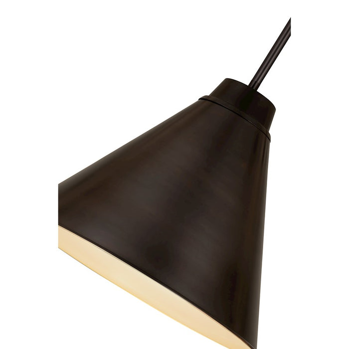 Z-Lite Eaton 1 Light 18" Pendant, Bronze Plate