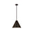 Z-Lite Eaton 1 Light 18" Pendant, Bronze Plate