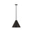 Z-Lite Eaton 1 Light 18" Pendant, Matte Black