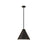 Z-Lite Eaton 1 Light 18" Pendant, Matte Black
