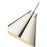 Z-Lite Eaton 1 Light 18" Pendant, Polished Nickel