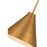 Z-Lite Eaton 1 Light 18" Pendant, Rubbed Brass