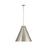 Z-Lite Eaton 1 Light Pendant, Brushed Nickel
