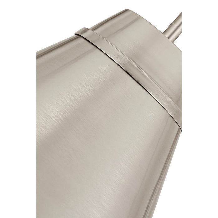 Z-Lite Eaton 1 Light Pendant, Brushed Nickel