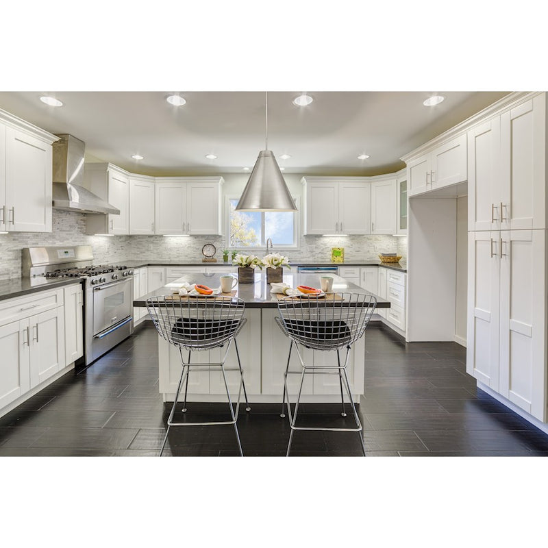 Z-Lite Eaton 1 Light Pendant, Brushed Nickel