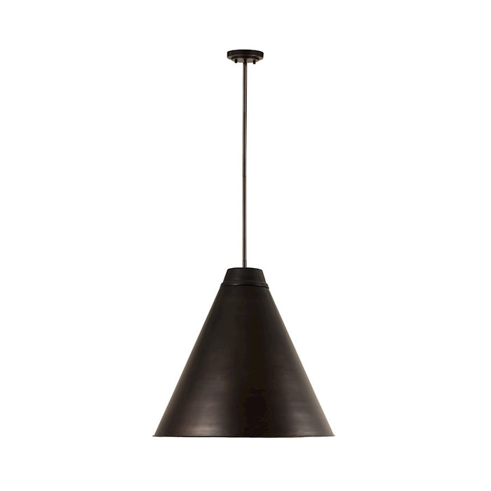 Z-Lite Eaton 1 Light Pendant, Bronze Plate