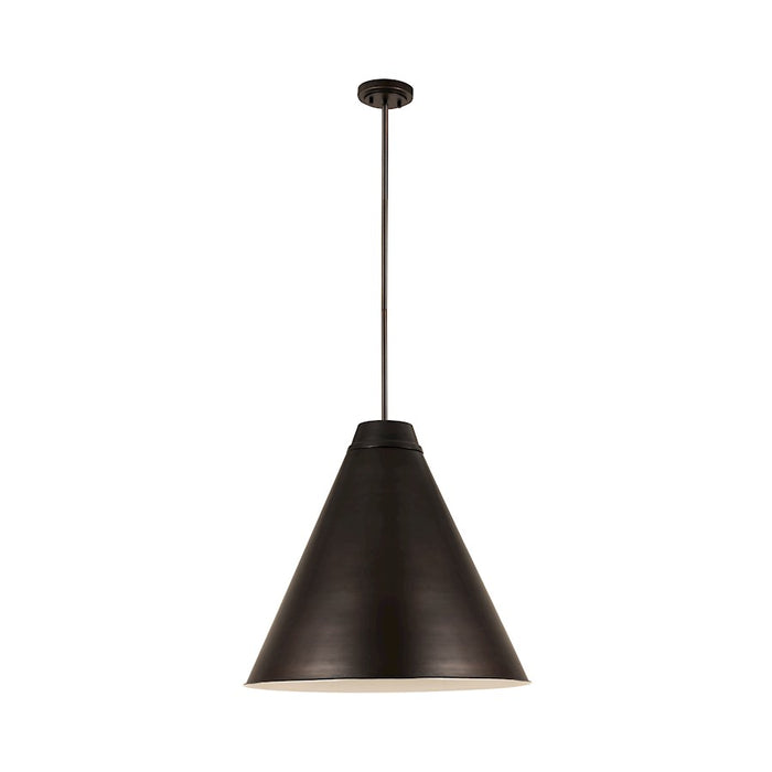 Z-Lite Eaton 1 Light Pendant, Bronze Plate