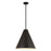 Z-Lite Eaton 1 Light Pendant, Matte Black - 6011P24-MB