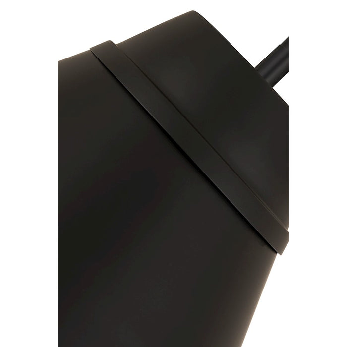 Z-Lite Eaton 1 Light Pendant, Matte Black