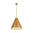 Z-Lite Eaton 1 Light Pendant, Rubbed Brass
