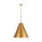 Z-Lite Eaton 1 Light Pendant, Rubbed Brass