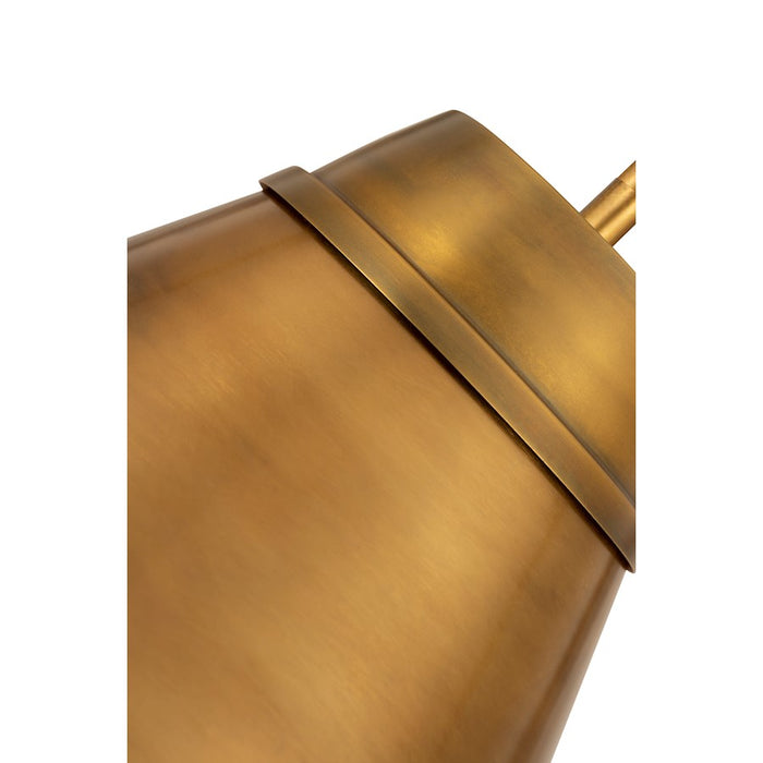 Z-Lite Eaton 1 Light Pendant, Rubbed Brass