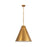 Z-Lite Eaton 1 Light Pendant, Rubbed Brass
