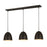 Z-Lite Z-Studio 1 Light Pendant, Satin Black/Satin Black - 6012P12-3L-SBK