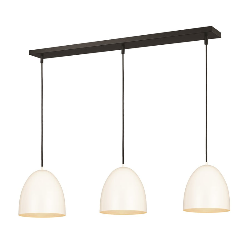 Z-Lite Z-Studio 1 Light Pendant, Satin White/Satin White - 6012P12-3L-SWH