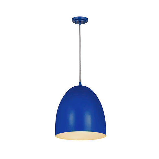 Z-Lite Z Studio Dome 1 Light 12" Pendant, Blue