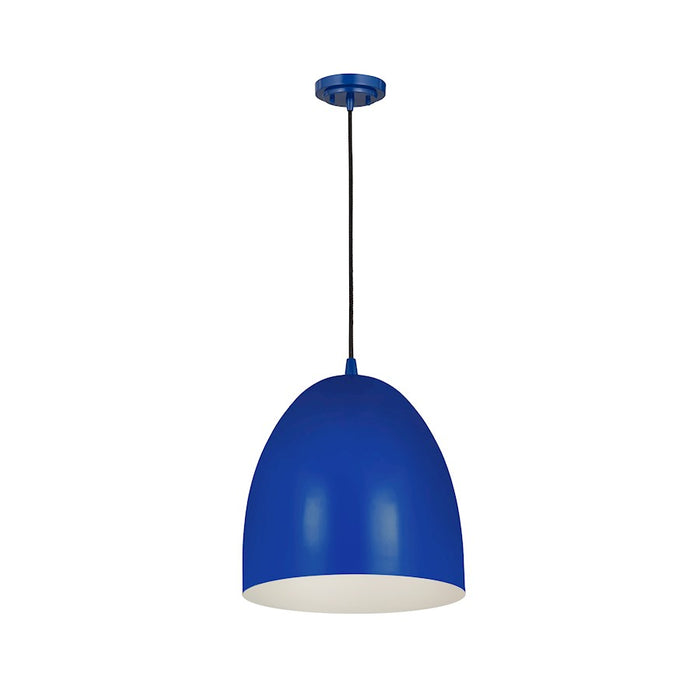 Z-Lite Z Studio Dome 1 Light 12" Pendant, Blue