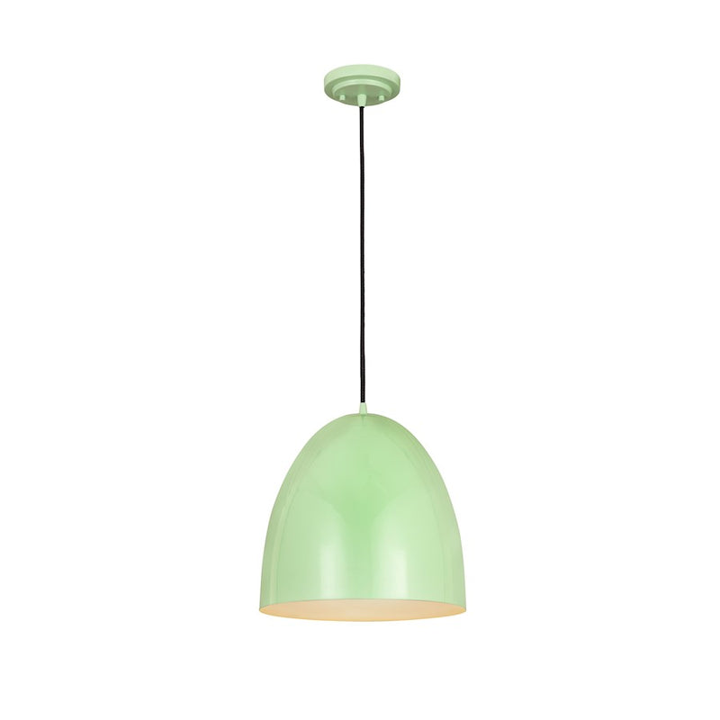 Z-Lite Z Studio Dome 1 Light 12" Pendant, Mint