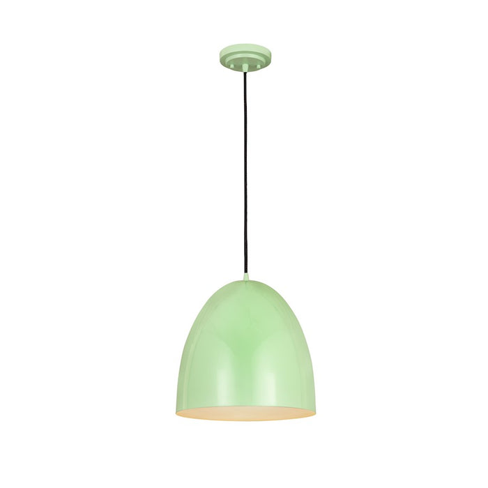 Z-Lite Z Studio Dome 1 Light 12" Pendant, Mint