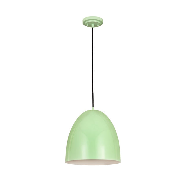 Z-Lite Z Studio Dome 1 Light 12" Pendant, Mint