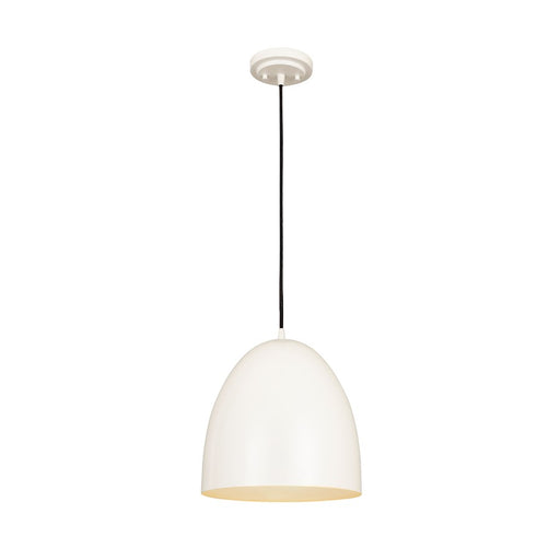 Z-Lite Z Studio Dome 1 Light 12" Pendant, Matte White