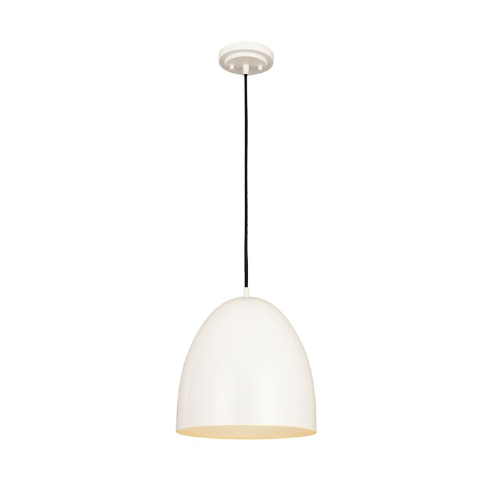 Z-Lite Z Studio Dome 1 Light 12" Pendant, Matte White