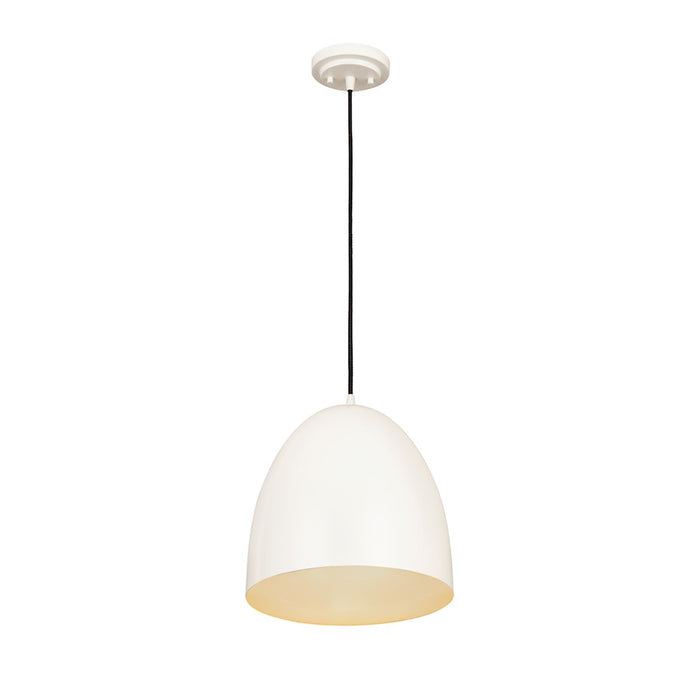Z-Lite Z Studio Dome 1 Light 12" Pendant, Matte White