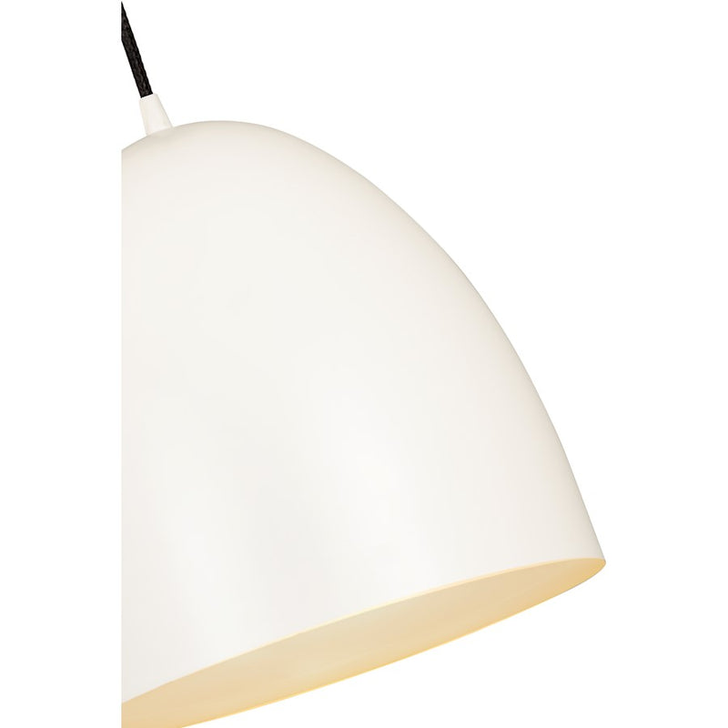Z-Lite Z Studio Dome 1 Light 12" Pendant, Matte White