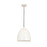 Z-Lite Z Studio Dome 1 Light 12" Pendant, Matte White