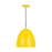 Z-Lite Z Studio Dome 1 Light 12" Pendant, Yellow - 6012P12-YEL