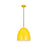 Z-Lite Z Studio Dome 1 Light 12" Pendant, Yellow