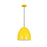 Z-Lite Z Studio Dome 1 Light 12" Pendant, Yellow