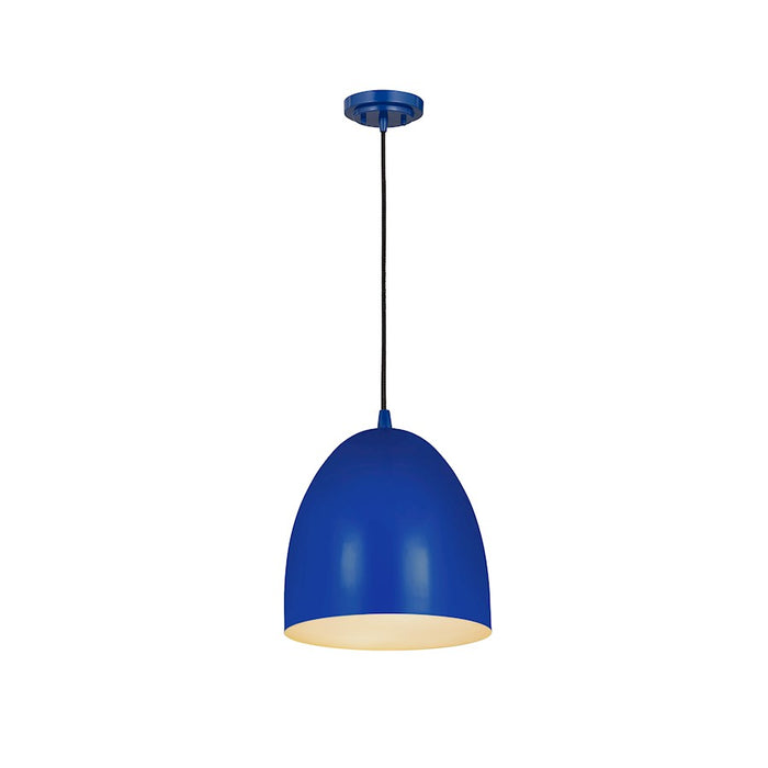 Z-Lite Z Studio Dome 1 Light 9.5" Pendant, Blue