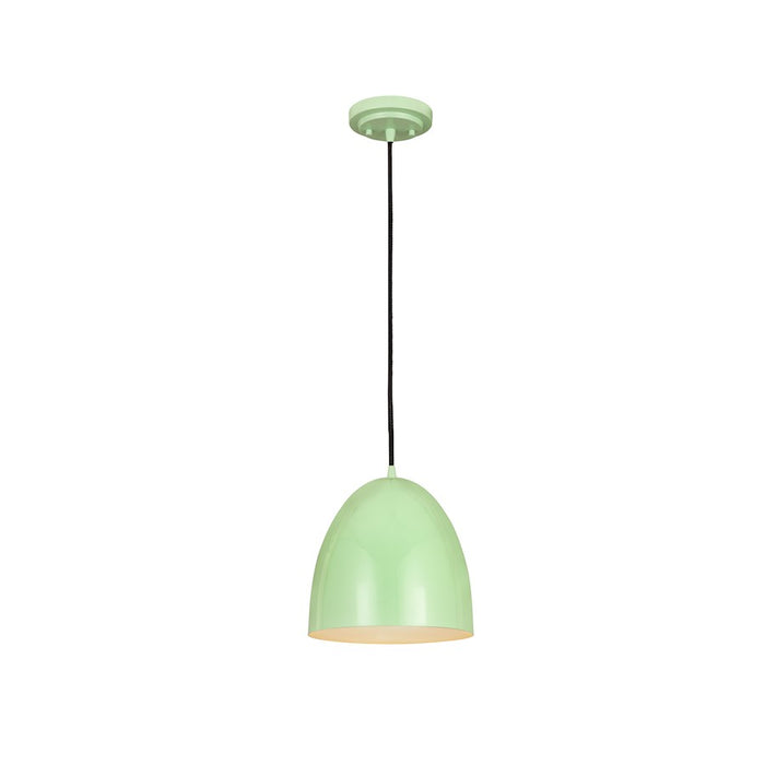 Z-Lite Z Studio Dome 1 Light 9.5" Pendant, Mint