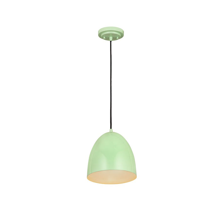 Z-Lite Z Studio Dome 1 Light 9.5" Pendant, Mint