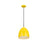 Z-Lite Z Studio Dome 1 Light 9.5" Pendant, Yellow