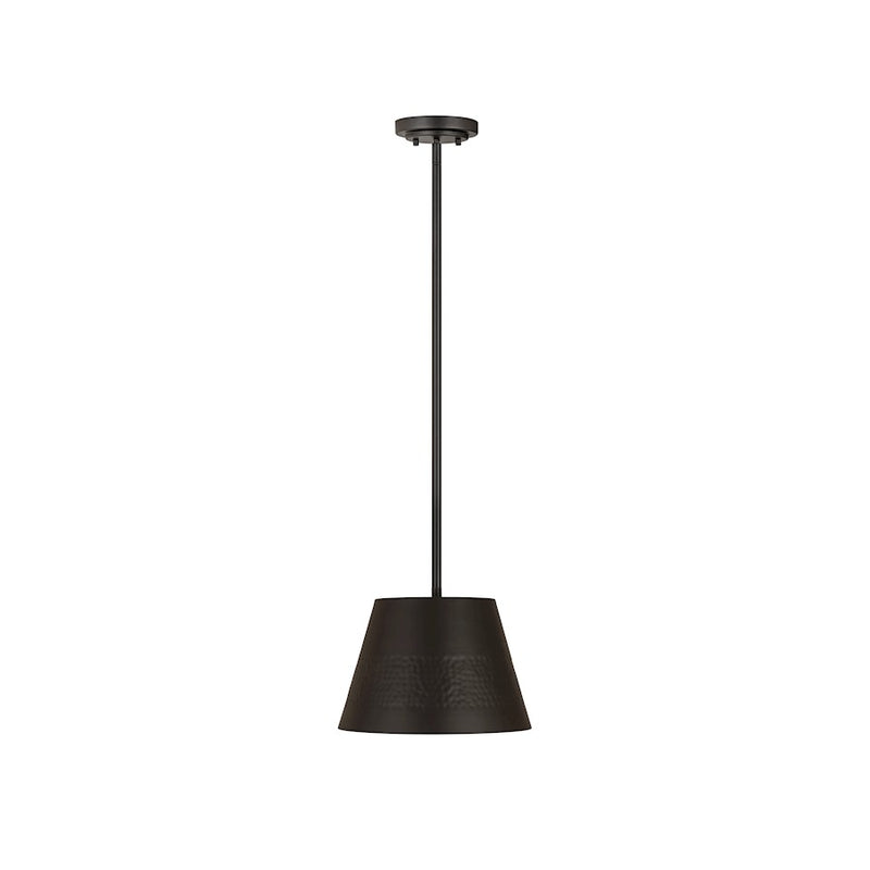 Z-Lite Maddox 1 Light 12" Chandelier, Matte Black