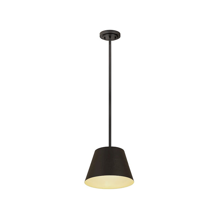 Z-Lite Maddox 1 Light 12" Chandelier, Matte Black