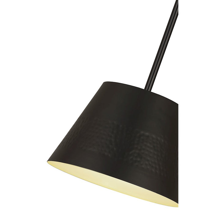 Z-Lite Maddox 1 Light 12" Chandelier, Matte Black