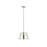 Z-Lite Maddox 1 Light 12" Chandelier, Polished Nickel