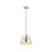 Z-Lite Maddox 1 Light 12" Chandelier, Polished Nickel