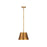 Z-Lite Maddox 1 Light 12" Chandelier, Rubbed Brass