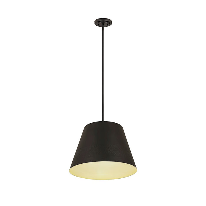 Z-Lite Maddox 1 Light 18" Chandelier, Matte Black