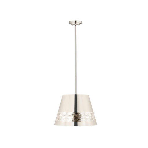 Z-Lite Maddox 1 Light 18" Chandelier, Polished Nickel