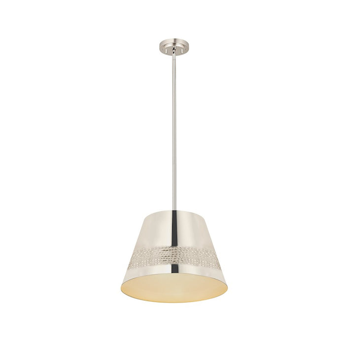 Z-Lite Maddox 1 Light 18" Chandelier, Polished Nickel
